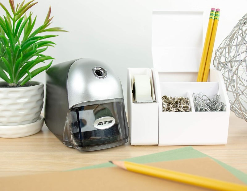 Bostitch Stanley Heavy Duty 1-Hole Electric Pencil Sharpener with Auto Stop Mechanism - Black - Image 5